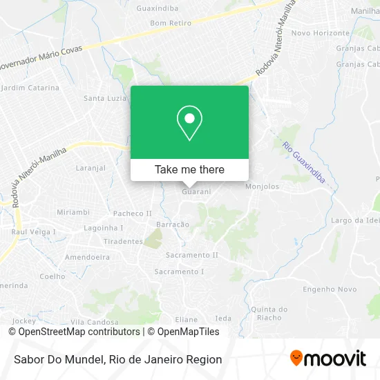 Sabor Do Mundel map
