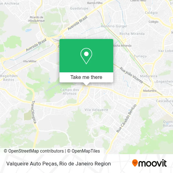 Valqueire Auto Peças map