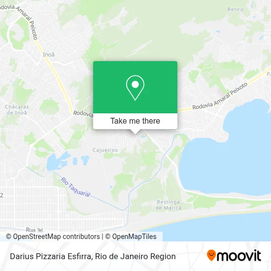Darius Pizzaria Esfirra map