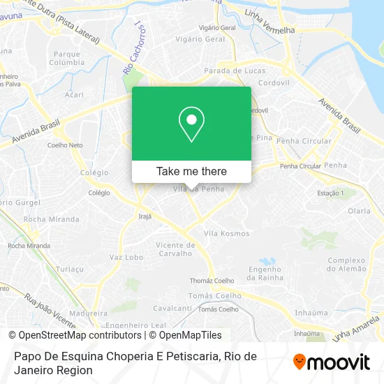Papo De Esquina Choperia E Petiscaria map