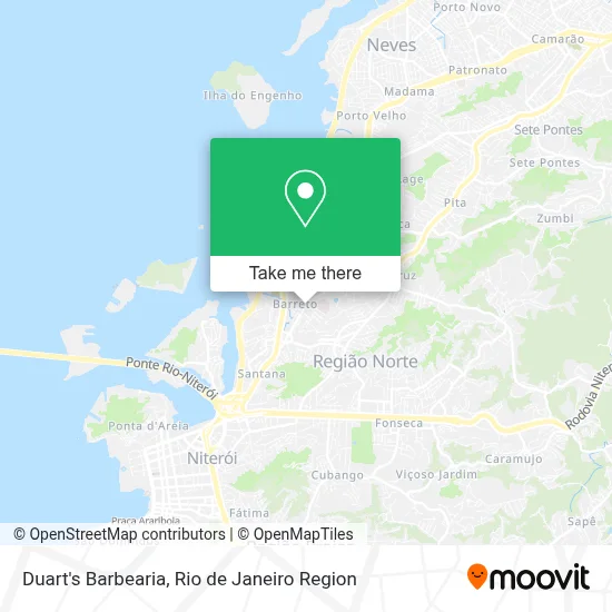 Duart's Barbearia map