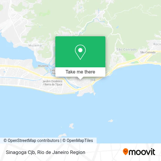 Sinagoga Cjb map