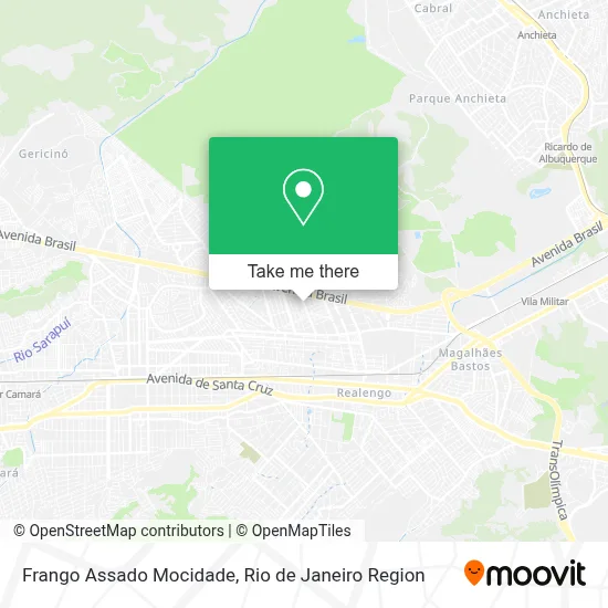 Frango Assado Mocidade map