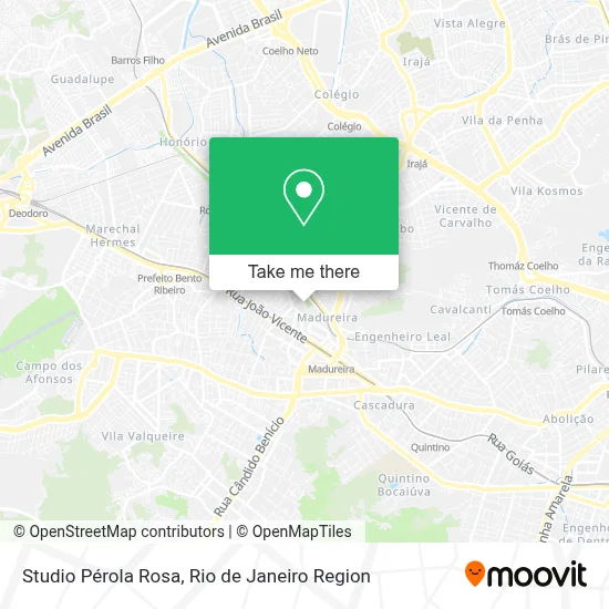Studio Pérola Rosa map