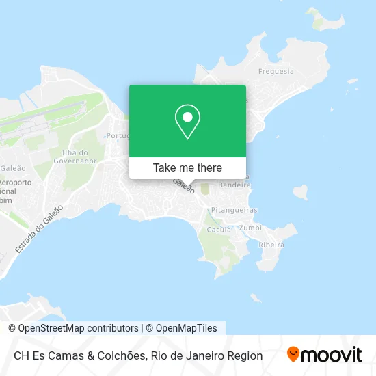 CH Es Camas & Colchões map