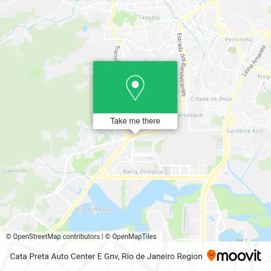 Cata Preta Auto Center E Gnv map