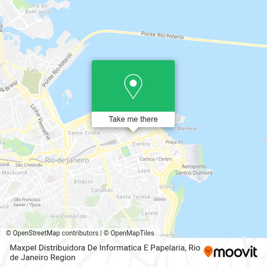 Maxpel Distribuidora De Informatica E Papelaria map