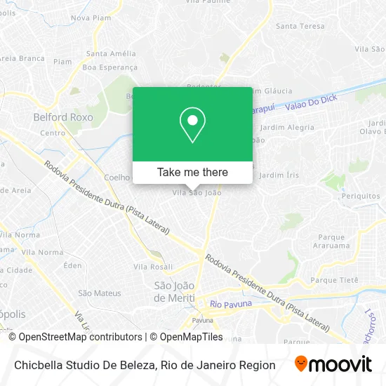 Chicbella Studio De Beleza map