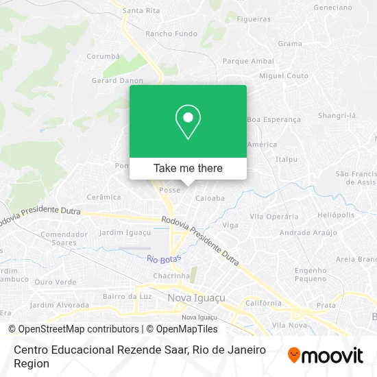 Centro Educacional Rezende Saar map