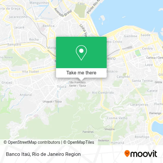 Banco Itaú map