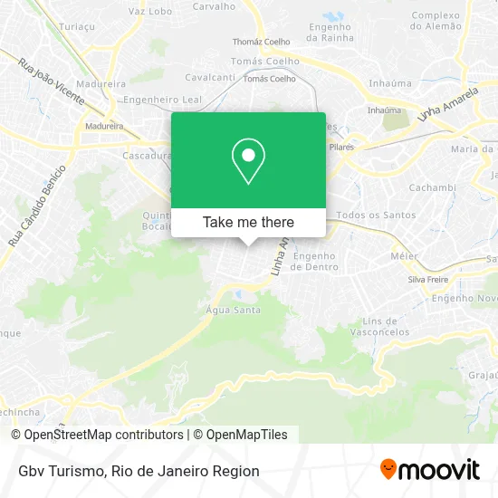 Gbv Turismo map