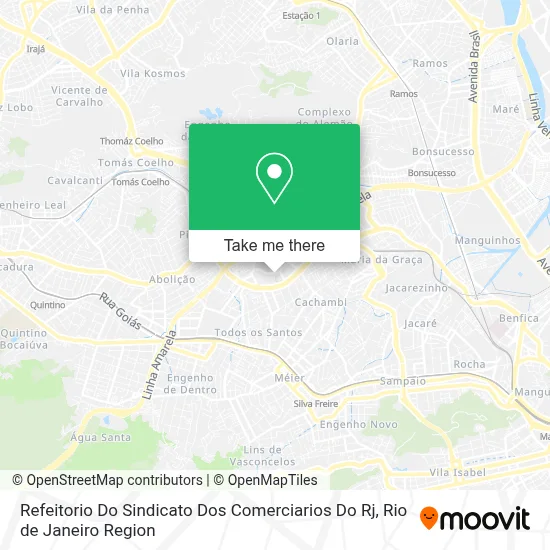 Refeitorio Do Sindicato Dos Comerciarios Do Rj map