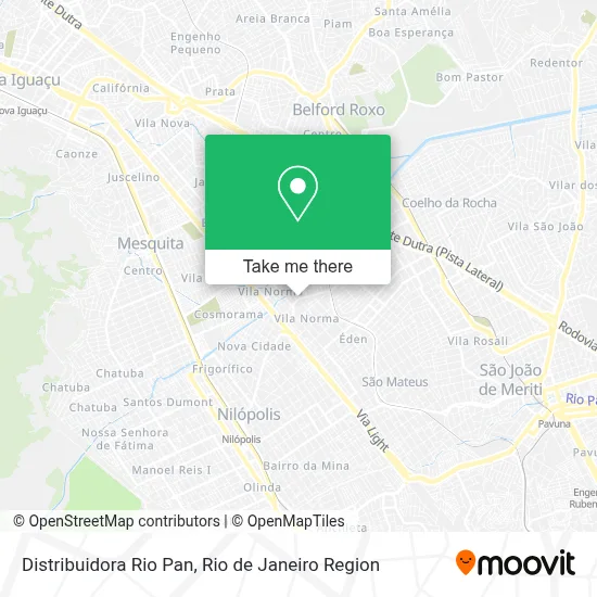 Distribuidora Rio Pan map