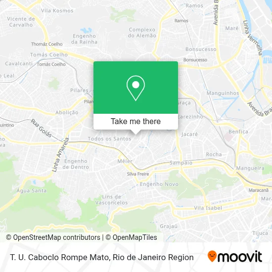 T. U. Caboclo Rompe Mato map