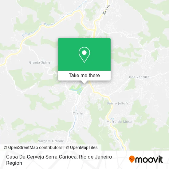 Casa Da Cerveja Serra Carioca map