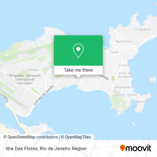 Ilha Das Flores map