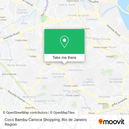 Coco Bambu Carioca Shopping map