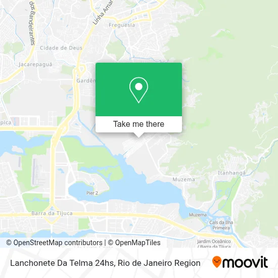Lanchonete Da Telma 24hs map