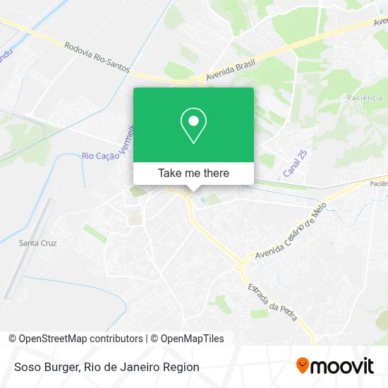 Soso Burger map