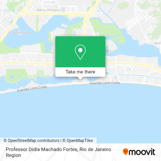 Professor Didia Machado Fortes map