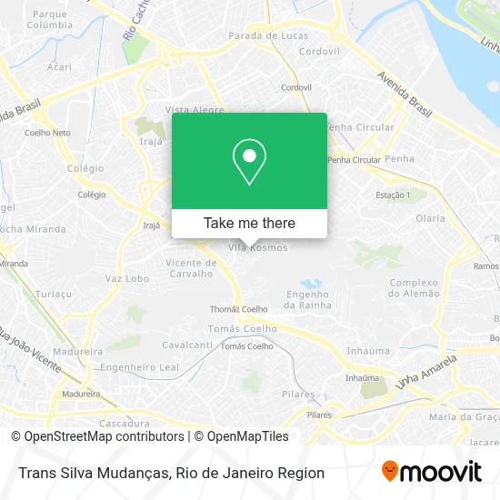 Trans Silva Mudanças map