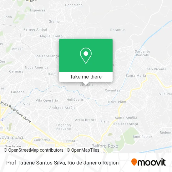 Prof Tatiene Santos Silva map