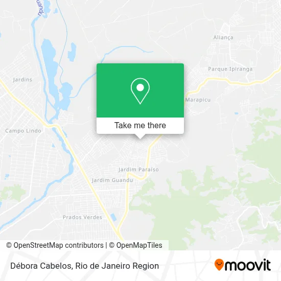 Débora Cabelos map