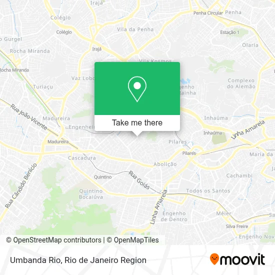 Umbanda Rio map