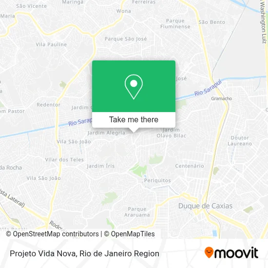 Projeto Vida Nova map