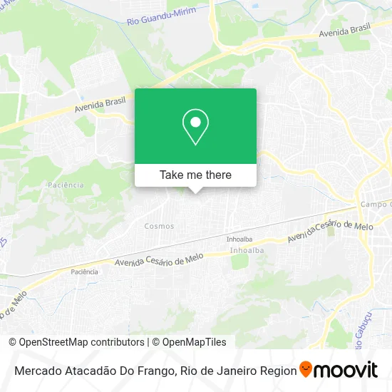 Mercado Atacadão Do Frango map