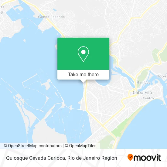 Quiosque Cevada Carioca map