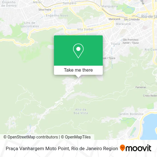 Praça Vanhargem Moto Point map