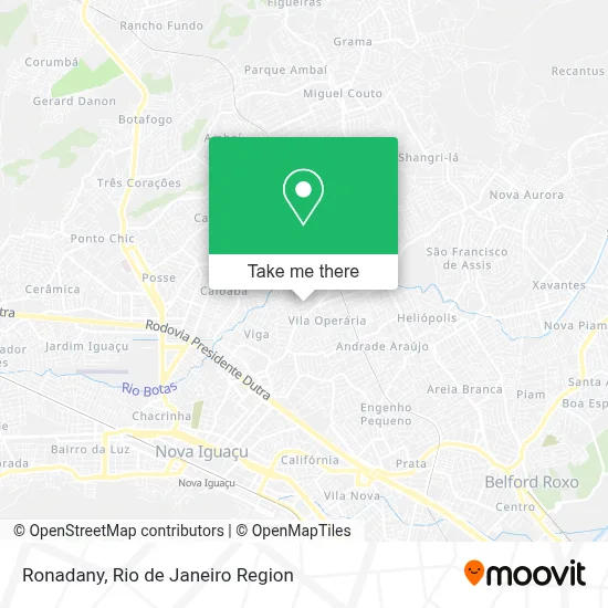 Ronadany map