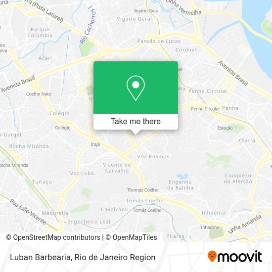 Luban Barbearia map
