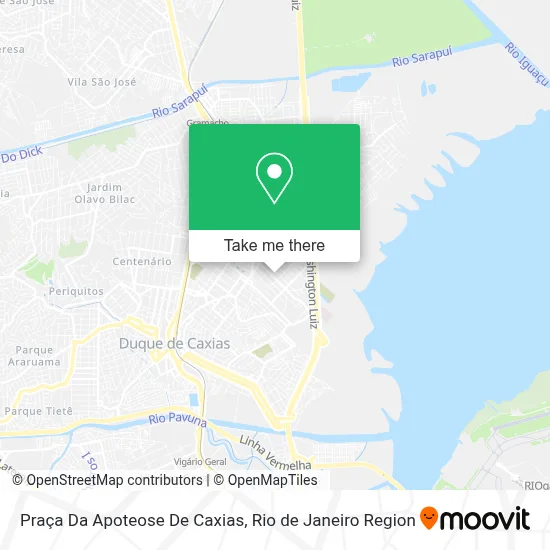 Praça Da Apoteose De Caxias map