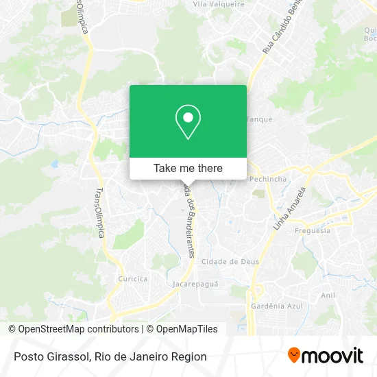 Posto Girassol map