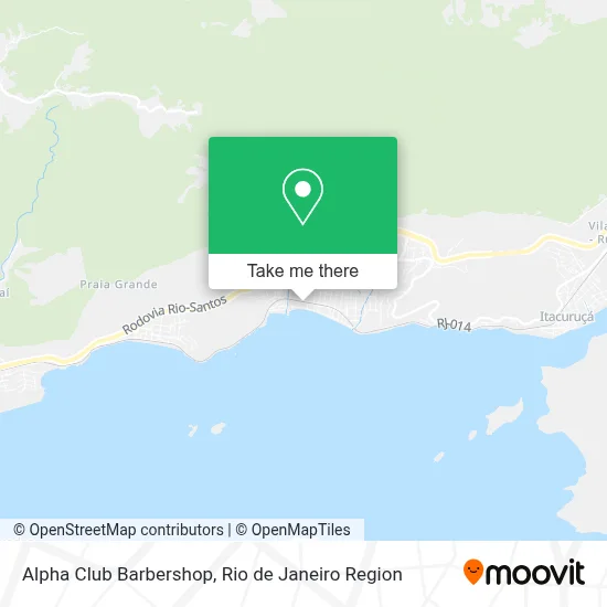 Alpha Club Barbershop map