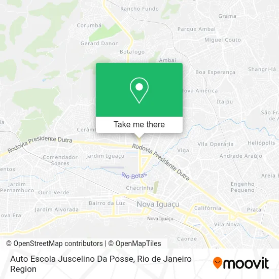 Auto Escola Juscelino Da Posse map