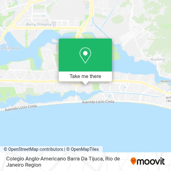 Colegio Anglo-Americano Barra Da Tijuca map