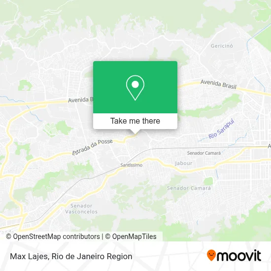 Max Lajes map