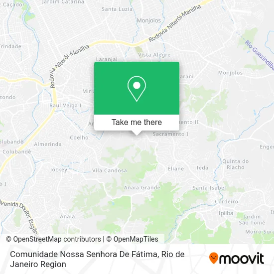 Comunidade Nossa Senhora De Fátima map