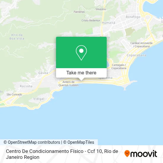 Centro De Condicionamento Físico - Ccf 10 map