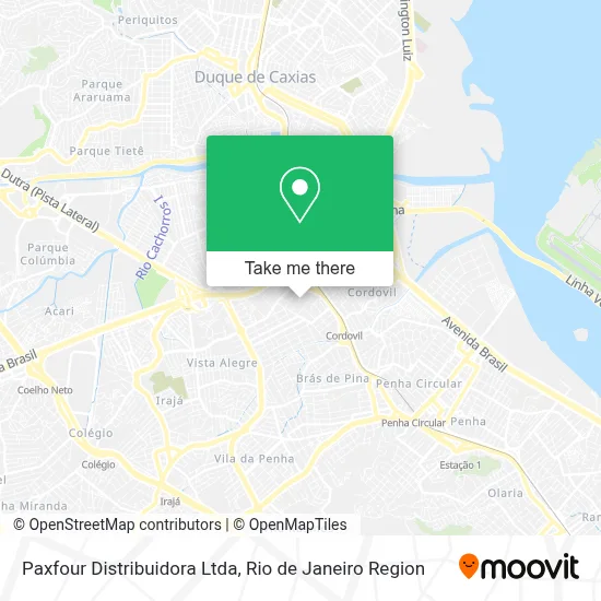 Paxfour Distribuidora Ltda map