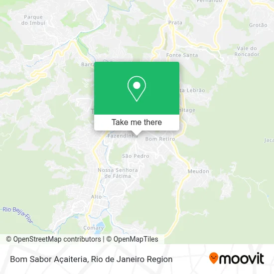 Bom Sabor Açaiteria map