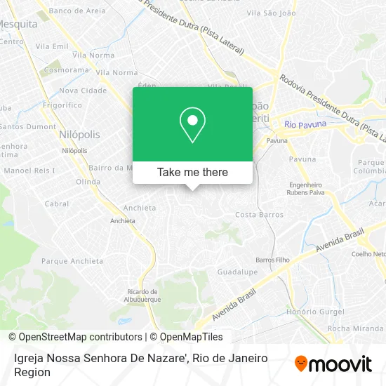 Igreja Nossa Senhora De Nazare' map