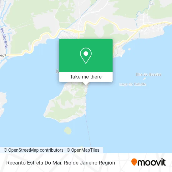 Recanto Estrela Do Mar map