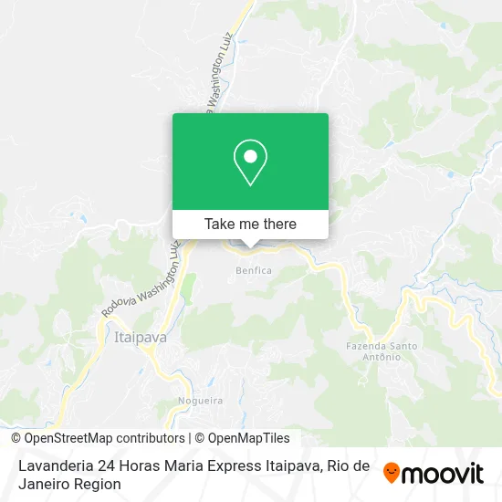 Lavanderia 24 Horas Maria Express Itaipava map