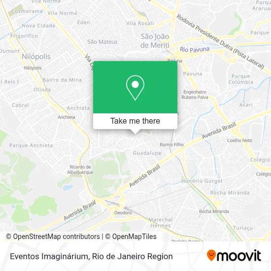 Eventos Imaginárium map