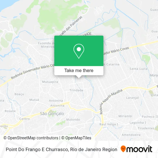 Point Do Frango E Churrasco map