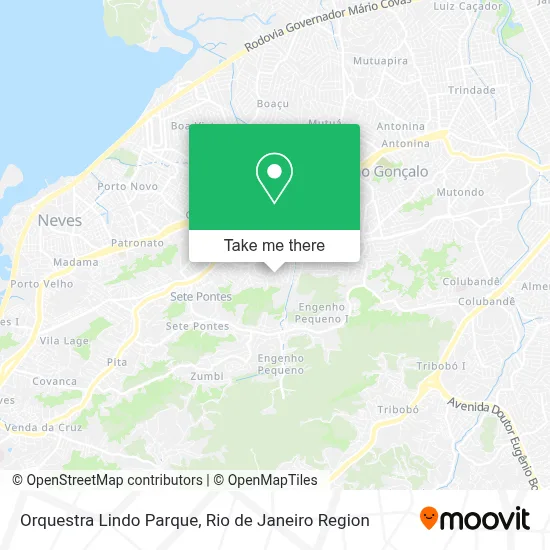 Orquestra Lindo Parque map